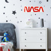 NASA Logo Embossed Shaped Metal Wall Sign - 28.5" x 8.75"